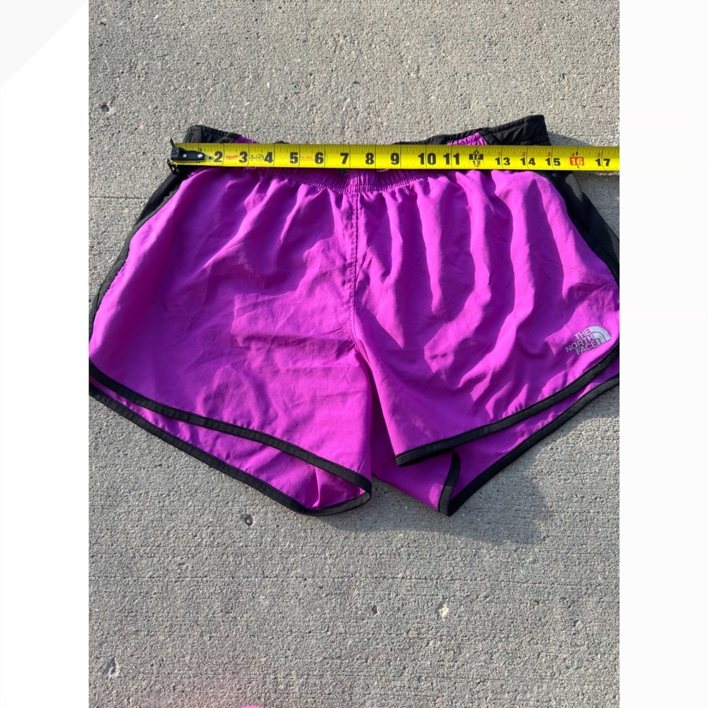 The North Face Flight Series Womens Purple Black Running Athletic Shorts Size M - Picture 4 of 6